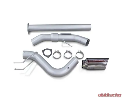 Banks Power Chrome Ob Round Tip Single Exit Monster Exhaust System Ford Super Duty 6.7L Diesel 2017-2019 - 49794