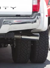 Banks Power Chrome Ob Round Tip Single Exit Monster Exhaust System Ford Super Duty 6.7L Diesel 2017-2019                                     - 49794 - Image 2