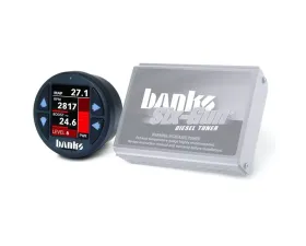 Banks Power Six-Gun Diesel Tuner with Banks iDash 1.8 Super Gauge Chevrolet 6.6L LMM 2007-2010