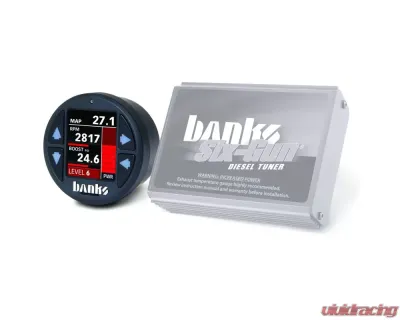 Banks Power Six-Gun Diesel Tuner with Banks iDash 1.8 Super Gauge Chevrolet 6.6L LMM 2007-2010 - 61416