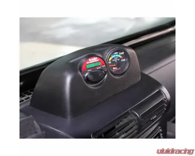Banks Power Black Dash Mount Gauge Pod 2 Gauge Jeep Wrangler TJ 1996-2007 - 63342