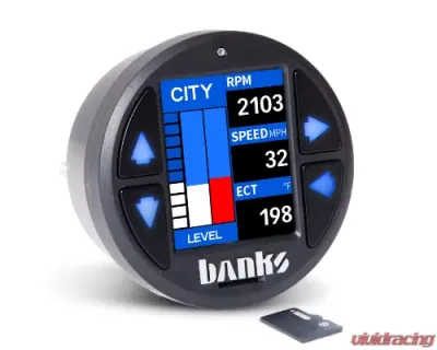 Banks Power PedalMonster Throttle Sensitivity Booster with iDash DataMonster Ram 2500 | 3500 2010-2019 | Ford F-Series 2011-2020 - 64313-C