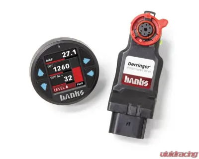 Banks Power Derringer Tuner w/SuperGauge includes ActiveSafety and Banks iDash 1.8 SuperGauge Ram 1500 | Jeep Grand Cherokee 3.0L EcoDiesel 2014-2018 - 66681
