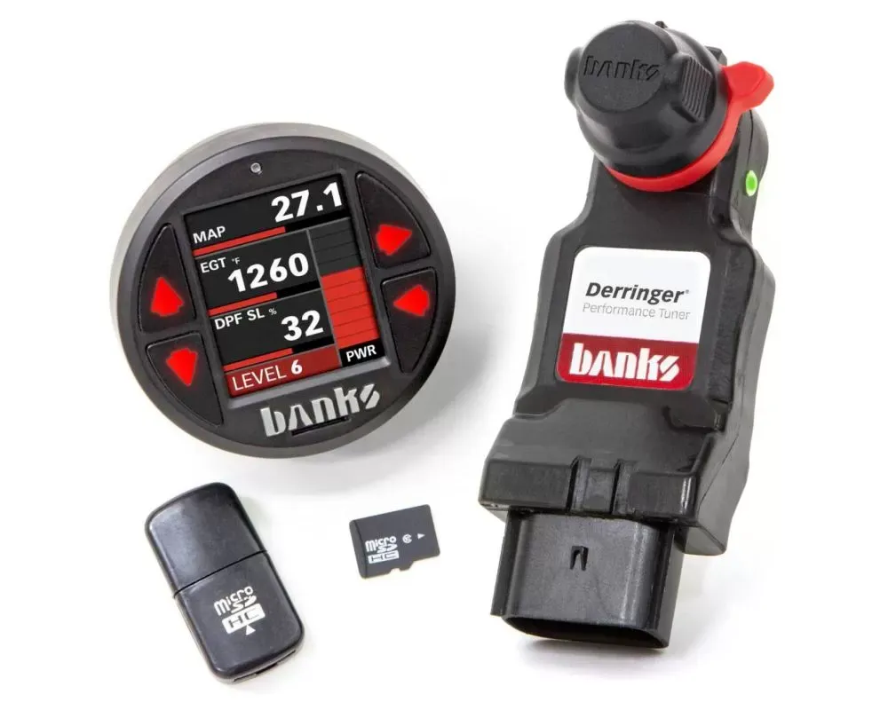 Banks Power Derringer Tuner w/DataMonster with ActiveSafety includes Banks iDash 1.8 DataMonster Chevrolet | GMC 2500 | 3500 6.6L Duramax L5P 2020 - 67103
