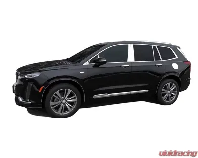 Quality Automotive Accessories 1-Piece Stainless Steel Gas Door Cover Trim Cadillac XT6 4-Door SUV 2020-2022 - GC60210