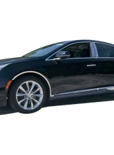 Quality Automotive Accessories 2-Piece Stainless Steel License Plate Surround Trim Cadillac XTS 4-Door Sedan 2018-2019                                     - LPS58245 - Image 2