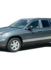 Quality Automotive Accessories 1-Piece Stainless Steel Trunk Hatch Accent Trim Chrysler Pacifica 4-Door SUV 2017-2021                                     - TP57750 - Image 2