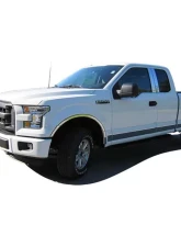 Quality Automotive Accessories 12-Piece Stainless Steel Wheel Well Accent Trim Ford F-150 2-Door 4-Door 2018-2020                                     - WQ58308 - Image 2