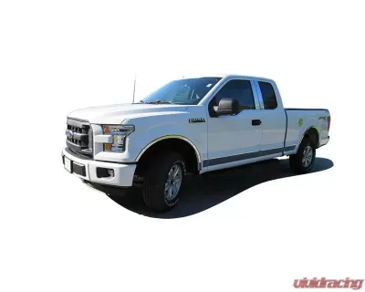 Quality Automotive Accessories 12-Piece Stainless Steel Wheel Well Accent Trim Ford F-150 2-Door 4-Door 2018-2020 - WQ58308