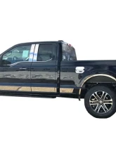 Quality Automotive Accessories 1-Piece Stainless Steel Tailgate Accent Trim Ford F-150 2-Door 4-Door 2021-2022                                     - RT61308 - Image 2
