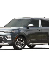 Quality Automotive Accessories 4-Piece Stainless Steel Rear Window Trim Kia Soul 4-Door SUV 2020-2022                                     - RW70830 - Image 3