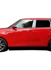 Quality Automotive Accessories 4-Piece Stainless Steel Rear Window Trim Kia Soul 4-Door SUV 2020-2022                                     - RW70830 - Image 2