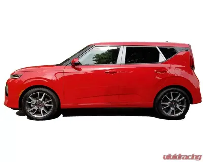 Quality Automotive Accessories 4-Piece Stainless Steel Rear Window Trim Kia Soul 4-Door SUV 2020-2022 - RW70830