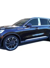 Quality Automotive Accessories 2-Piece Stainless Steel Rear Window Trim Lincoln Aviator 4-Door SUV 2020-2022                                     - RW60620 - Image 2