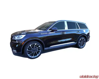 Quality Automotive Accessories 2-Piece Stainless Steel Rear Window Trim Lincoln Aviator 4-Door SUV 2020-2022 - RW60620