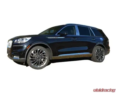 Quality Automotive Accessories 2-Piece Stainless Steel Rear Window Trim Lincoln Aviator 4-Door SUV 2020-2022 - RW60620