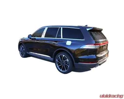 Quality Automotive Accessories 2-Piece Stainless Steel Rear Window Trim Lincoln Aviator 4-Door SUV 2020-2022 - RW60620