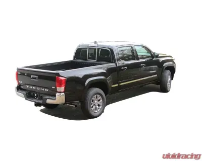 Quality Automotive Accessories 2-Piece Stainless Steel Sliding Rear Window Trim Accents Toyota Tacoma 4-Door Double Cab Limited TRD Pro TRD Sport TRD OffRoad 2016-2022 - RW16176