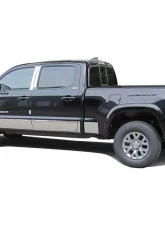 Quality Automotive Accessories 2-Piece Stainless Steel Sliding Rear Window Trim Accents Toyota Tacoma 4-Door Double Cab Limited TRD Pro TRD Sport TRD OffRoad 2016-2022                                     - RW16176 - Image 3