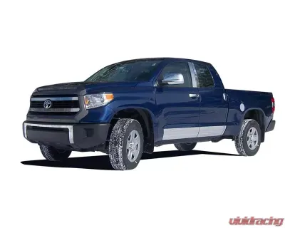 Quality Automotive Accessories 1-Piece Stainless Steel Front Grille Accent Trim Toyota Tundra 2-Door 4-Door 2010-2013 - SG10145