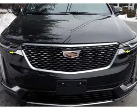 Quality Automotive Accessories 2-Piece Stainless Steel Head Light Accent Trim Cadillac XT6 4-Door SUV 2020-2022
