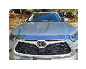 Quality Automotive Accessories Stainless Steel Hood Trim 1-Piece Toyota Highlander 2020-2022