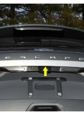 Quality Automotive Accessories 1-Piece Stainless Steel License Bar Above plate accent Trim Ford Escape 4-Door SUV 2020-2022                                     - LB60360 - Image 2