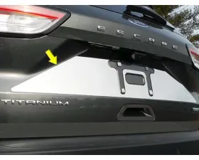 Quality Automotive Accessories 1-Piece Stainless Steel License Plate Bezel Ford Escape 4-Door SUV 2020-2022