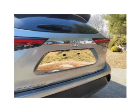 Quality Automotive Accessories Stainless Steel License Plate Bezel 1-Piece  Toyota Highlander 2020-2023