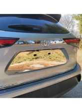 Quality Automotive Accessories Stainless Steel License Plate Bezel 1-Piece  Toyota Highlander 2020-2023                                     - LP70110 - Image 5