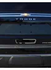 Quality Automotive Accessories 1-Piece Stainless Steel Rear Deck Trim Trunk Lid Accent Chevrolet Tahoe 4-Door SUV 2021-2022                                     - RD61190 - Image 3