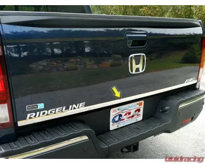 Quality Automotive Accessories 1-Piece Stainless Steel Tailgate Accent Trim Honda Ridgeline 4-Door 2017-2022 - RT17240