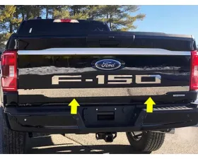Quality Automotive Accessories 1-Piece Stainless Steel Tailgate Accent Trim Ford F-150 2-Door 4-Door 2021-2022