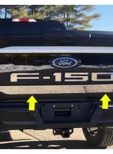 Quality Automotive Accessories 1-Piece Stainless Steel Tailgate Accent Trim Ford F-150 2-Door 4-Door 2021-2022                                     - RT61308 - Image 3
