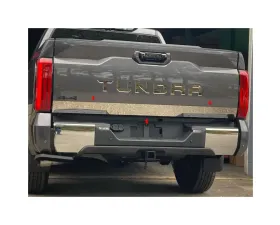 Quality Automotive Accessories Stainless Steel Tailgate Accent Trim 1-Piece  Toyota Tundra 2022-2024