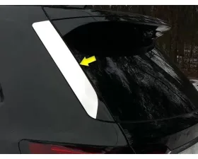 Quality Automotive Accessories 2-Piece Stainless Steel Rear Window Trim Cadillac XT6 4-Door SUV 2020-2022