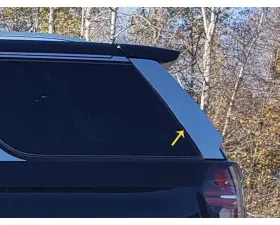 Quality Automotive Accessories 2-Piece Stainless Steel Rear Window Trim Chevrolet Tahoe 4-Door SUV 2021-2022