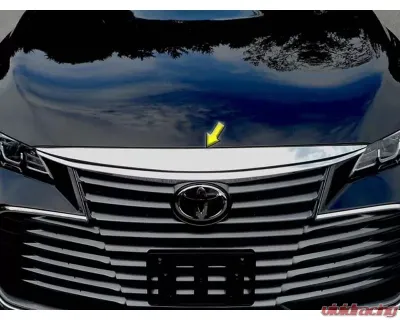 Quality Automotive Accessories 1-Piece Stainless Steel Front Grille Accent Trim Toyota Avalon 4-Door Sedan 2019-2022 - SG19165