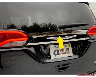 Quality Automotive Accessories 1-Piece Stainless Steel Trunk Hatch Accent Trim Chrysler Pacifica 4-Door SUV 2017-2021 - TP57750