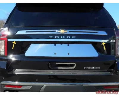 Quality Automotive Accessories 1-Piece Stainless Steel Trunk Hatch Accent Trim Chevrolet Tahoe 4-Door SUV 2021-2022 - TP61190