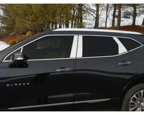 Quality Automotive Accessories 18-Piece Stainless Steel Window Trim Package Chevrolet Blazer 4-Door SUV 2019-2022
