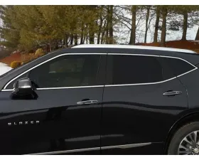 Quality Automotive Accessories 10-Piece Stainless Steel Window Trim Package Chevrolet Blazer 4-Door SUV 2019-2022
