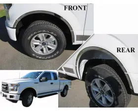 Quality Automotive Accessories 12-Piece Stainless Steel Wheel Well Accent Trim Ford F-150 2-Door 4-Door 2018-2020