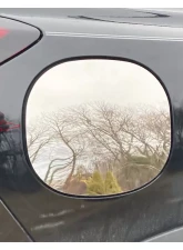 Quality Automotive Accessories Stainless Gas Cap Door Trim 1-Piece Nissan Rogue 2021-2023                                     - GC71535 - Image 3