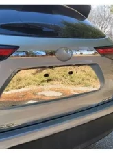 Quality Automotive Accessories Stainless Steel License Bar, Above plate accent Trim 1-Piece  Toyota Highlander 2020-2023                                     - LB70110 - Image 5