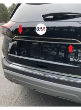 Quality Automotive Accessories Stainless Steel Rear License Trim 1-Piece Nissan Rogue 2021-2023                                     - LB71535 - Image 4