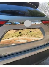 Quality Automotive Accessories Stainless Steel License Plate Bezel 1-Piece  Toyota Highlander 2020-2023                                     - LP70110 - Image 5