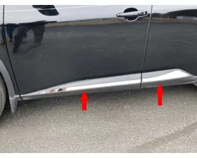 Quality Automotive Accessories Stainless Steel Lower Accent Trim on cladding Kit Nissan Rogue 2021-2023