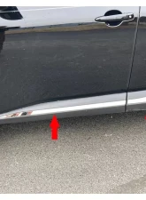 Quality Automotive Accessories Stainless Steel Lower Accent Trim on cladding Kit Nissan Rogue 2021-2023                                     - TH71535 - Image 3