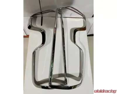 Quality Automotive Accessories Chrome ABS Tail Light Bezels 2-Piece Fits Chevrolet Silverado 1500 LD | 2500 HD 2019-2022 - TL59170